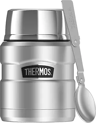 New THERMOS Stainless Steel Vacuum Insulated Food Jar Container 470ml BPA Free • $33.59