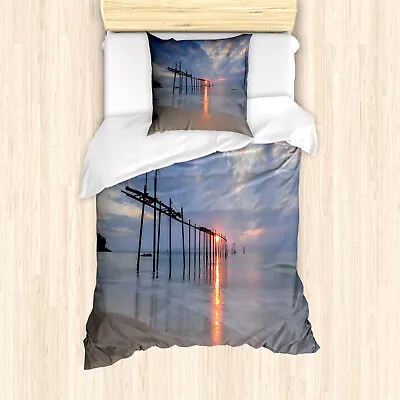 Nautical Duvet Cover Sunset Ocean Romance • £32.99