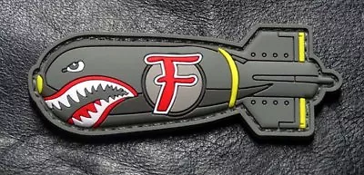 Dropping F Bomb WW 2 Style  Hook Patch (HOOK-3D PVC Rubber-MTB2)  • £7.56