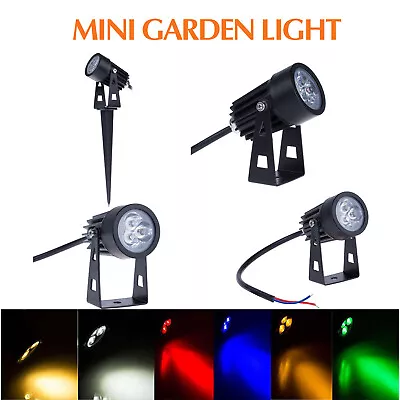 Outdoor Garden Lighting Mini 3W LED Flood Spot Walkway Light Landscape Lamp SPS  • £6.23