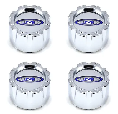 4x New Moto Metal 950 951 953 Chrome 8 Lug Wheel Center Caps 3.5  Tall 353K133H • $96