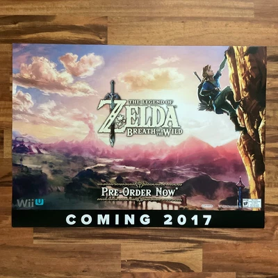 $149.99 • Buy THE LEGEND OF ZELDA Video Game Store Display Poster 2017 NINTENDO Promo Sign