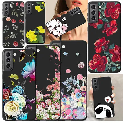 Flower Phone Silicone Case Gel Cover For Samsung Galaxy A55 A15 A04e A54 S23 S24 • £5.15