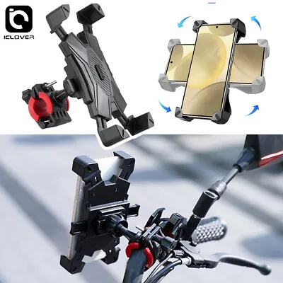 Motorcycle Bike Phone Holder Handlebar Mount For Samsung S24 S23 S22 Ultra Plus • $8.69