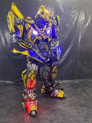 $3990 • Buy Transformer Suit Bumblebee Costume Cosplay Adult Optimus Sculpture