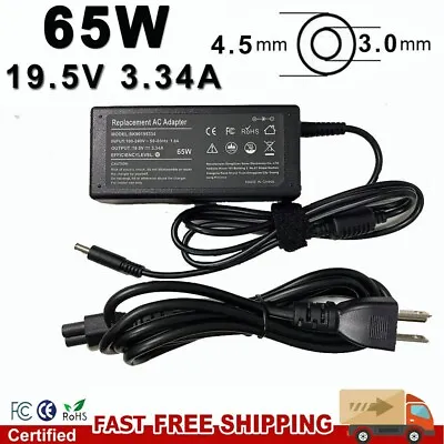 $10.99 • Buy 65W Adapter Charger For DELL Inspiron 15-5567 5565 P66F AC Power 19.5V 3.34A New