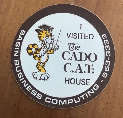 PERMIAN BASIN HISTORY: I Visited The CADO C.A.T. House Oilfield Hardhat Sticker • $3.50