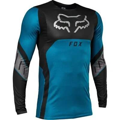 Fox Racing Flexair Ryaktr Maui Blue Motocross ATV BMX Jersey Adult 2XL • $59.95