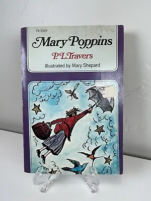 Mary Poppins PL Travers Paperback Book Shepard TX2269 Scholastic~Nice! • $4.99