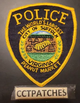 $9.99 • Buy Suffolk, Virginia Police Peanut Market Shoulder Patch Va