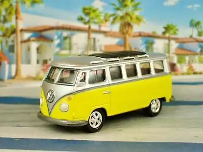 1st Gen 1951 -1967 VW Volkswagen Samba 23 Window Bus 1/64 Scale Limited Edit Y • $18.99