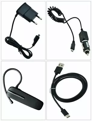 MEDION LIFE S5004 Power Supply - Car Charger - USB Data Cable - Bluetooth • £12.43