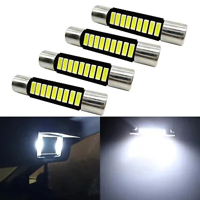 4x 29mm LED Vanity Mirror Light 6000K White Sun Visor Bulb 6612F 6615 For Toyota • $8.79