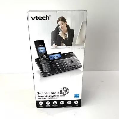 VTech DS6251 2-Line Expandable Cordless Answering System Phone With Smart Call  • $55