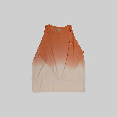 £14.99 • Buy Monsoon Womens Linen Blend Orange Jumper Size UK XL