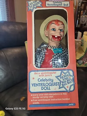 Vintage 1968 Mortimer Snerd Ventriloquist Doll/ Dummy/  Juro  28” • $250