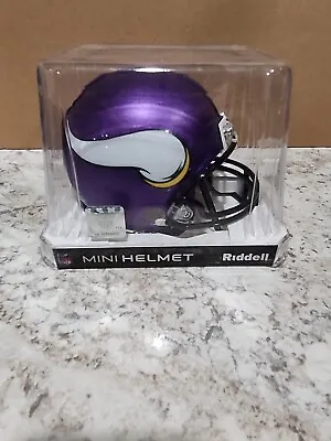 Rare Riddell NFL Minnesota Vikings VSR4 Non-Speed Mini-Helmet • $69.99