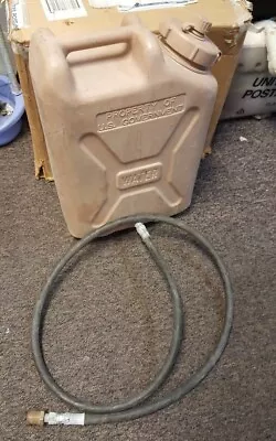 Military Water Can 5 Gallon 20L LC HOSE Tan USA PREPPER HUNTING TACTICAL E • $54.99