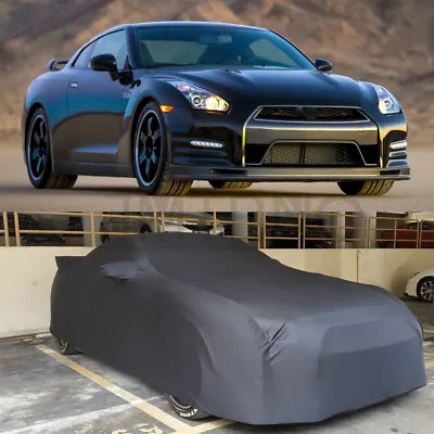 For 2009-2022 NISSAN GTR R33 R34 R35 Car Cover Satin Stretch Dust Proof Indoor • $149.33