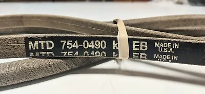 MTD Belt 754-0490 Cub Cadet OEM 1/2 X 79  Belt Lawn Mower New 4L790W Replacement • $19.99
