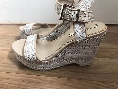 Miss Selfridge Size 6  Wedge Sandel • £9