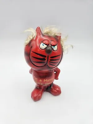 Vtg Horny Little Devil Figurine Its The Berries Japan Kitschy Valentine Humor • $18