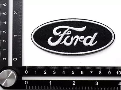 FORD EMBROIDERED PATCH IRON/SEW ON ~3-1/2  X 1-1/2  RACING FORMULA 1 INDYCAR GT3 • $7.99