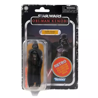 Star Wars Obi-Wan Kenobi Retro Darth Vader (The Dark Times) Kenner 3.75  Figure • £8.99