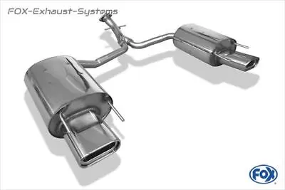 Duplex Sports Exhaust Lexus Is 250 160x80mm Flat Oval Rolled Edge Bevelled • $1252.02