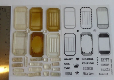 £3 • Buy Kanban  Tickets  Clear Cling Stamps