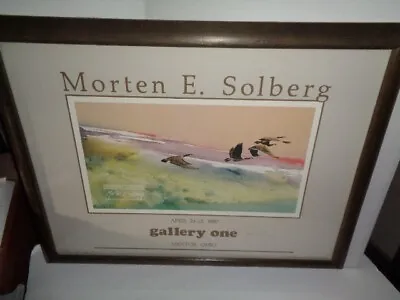 Morten E. Solberg Artist Signed Poster Morning Mist Custome Framed • $59.99