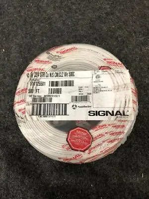 SIGNAL 51115501 Multi-Conductor Cable 500' Coil 22/4C STR White • $69.99