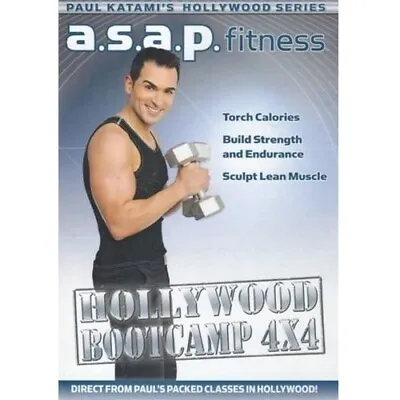 A.S.A.P. FITNESS - Hollywood Bootcamp 4X4 - Paul Katami DVD • $19.99