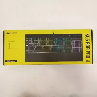 Corsair K55 RGB PRO Gaming Keyboard NEW Boxed RMF53-SJT • £7.99