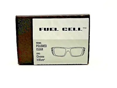 Oakley Sunglasses Fuel Cell Polished Clear Chrome Iridium Brown Box  OO9096-39 • $178