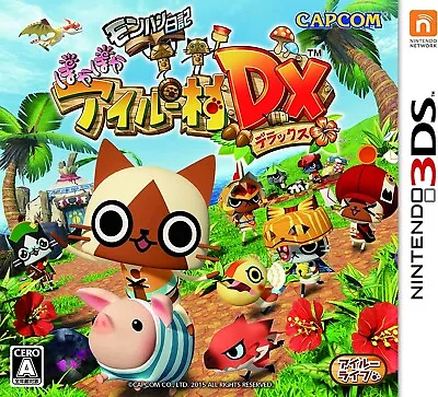 USED Nintendo 3DS Monster Hunter Diary Poka Poka Airu Village DX Japan • $9.10