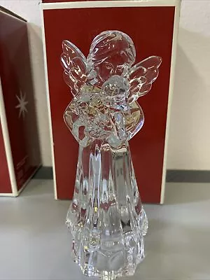 Mikasa Angelic Harmony Lead Crystal Angel Holding Lamb • $30