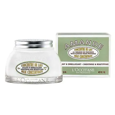 L'Occitane En Provence AMANDE Milk Concentrate Body Cream JUMBO 7 Oz. SEALED Box • $50