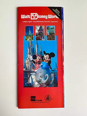Walt Disney World - Le Magic Kingdom - Flyer In French - 1993 • $9.47
