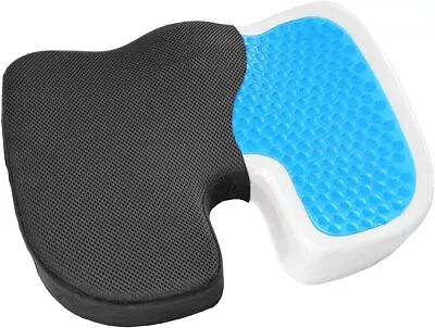 Orthopedic Gel Office Car Chair Seat Cushion Back Support Coccyx Sciatica Pain • £13.29