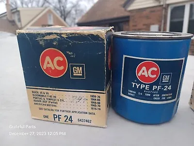 Vintage NOS AC Delco GM Oil Filter PF 24 6437462 • $29
