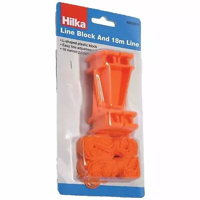£7.09 • Buy 4pc 2 X Line Block & 2 X 18m Line Corner L Blocks Brick Laying Measure Level