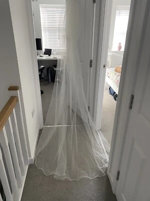 £120 • Buy Wedding Veil Crystal And Pearl