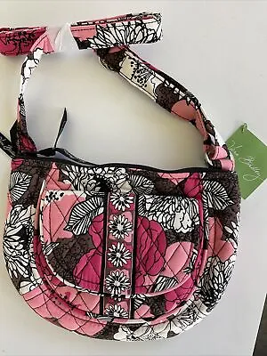 NEW Vera Bradley LIZZY Mocha Rouge Crossbody Bag Shoulder Purse * NWT * • $24.99