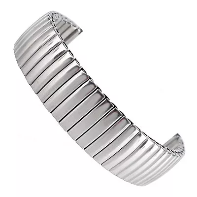 18mm Silver Watch Band Strap Flexible Stainless Steel Bracelet Watchband Bangle • $3.41