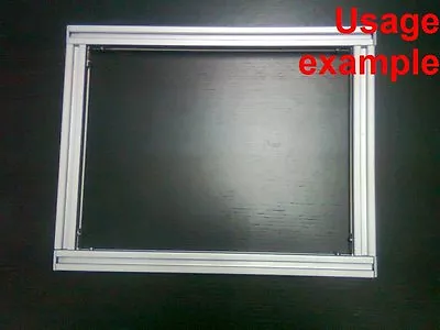 Aluminum T-slot Extruded Profile 20x20-6mm Rectangular Frame Size 300x240mm • $48.50