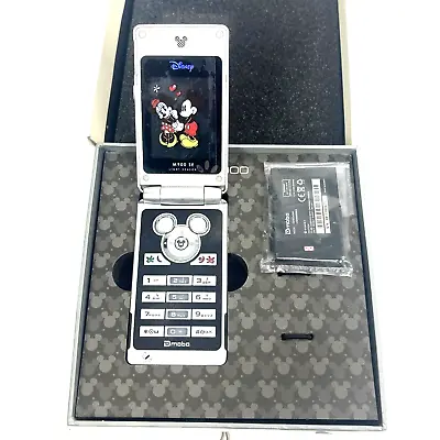 VERY RARE Dmobo Disney 2005 Mobile Mickey Mouse M900 Cell Phone & Box Open Box • $340