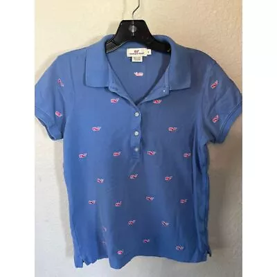 Wine Vineyard Vines Embroidered Polo Whale Small • $8