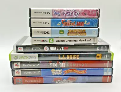 Playstation Nintendo PSP XBox 360 Game Cases **EMPTY** **CASES ONLY** • $15