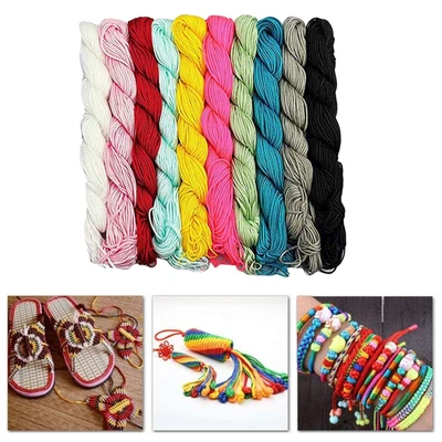 £9.76 • Buy Cord Bracelet Thread For Necklace Jewelry Making Binding Chinese Knot Making